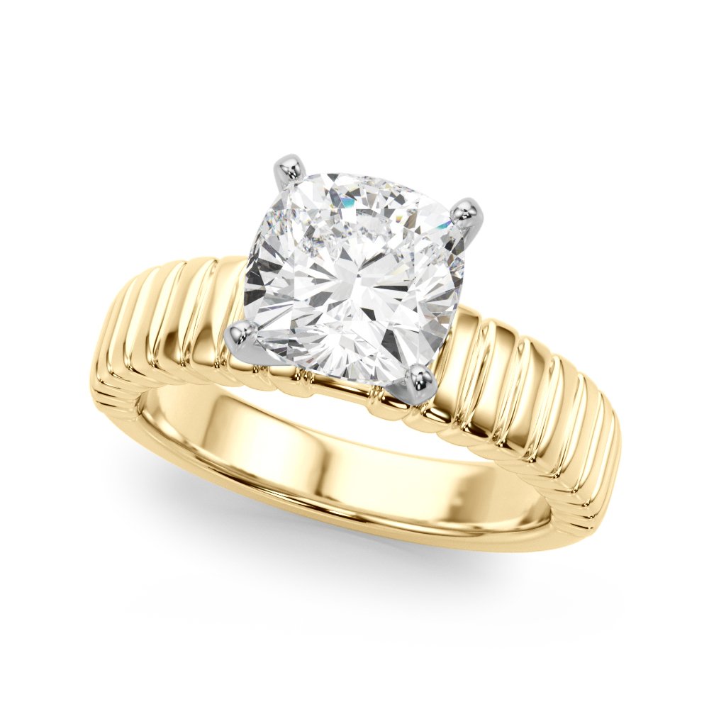 Vita Round Solitaire Engagement Ring