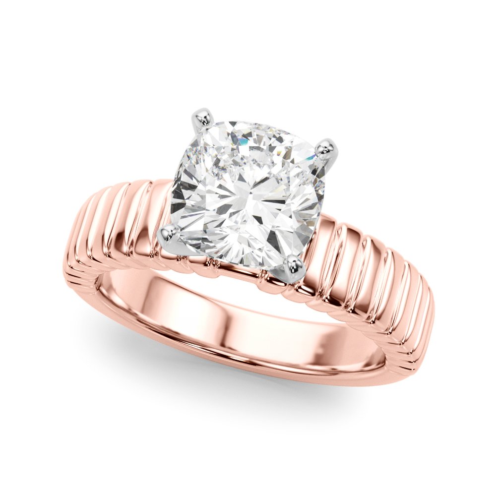 Vita Round Solitaire Engagement Ring