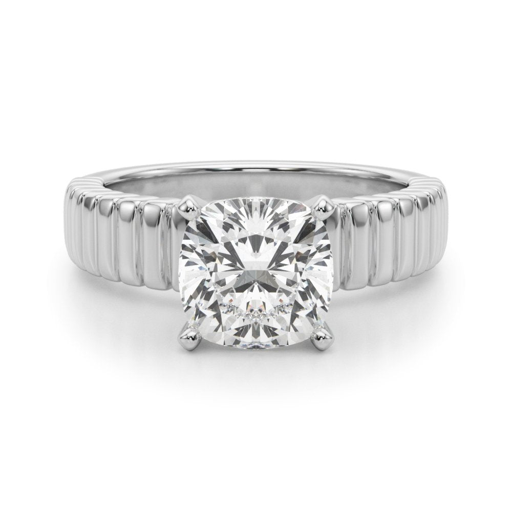 Vita Round Solitaire Engagement Ring