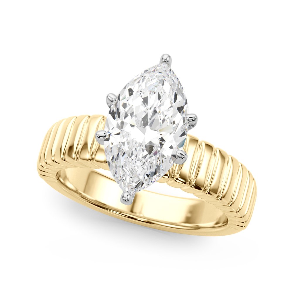Vita Round Solitaire Engagement Ring