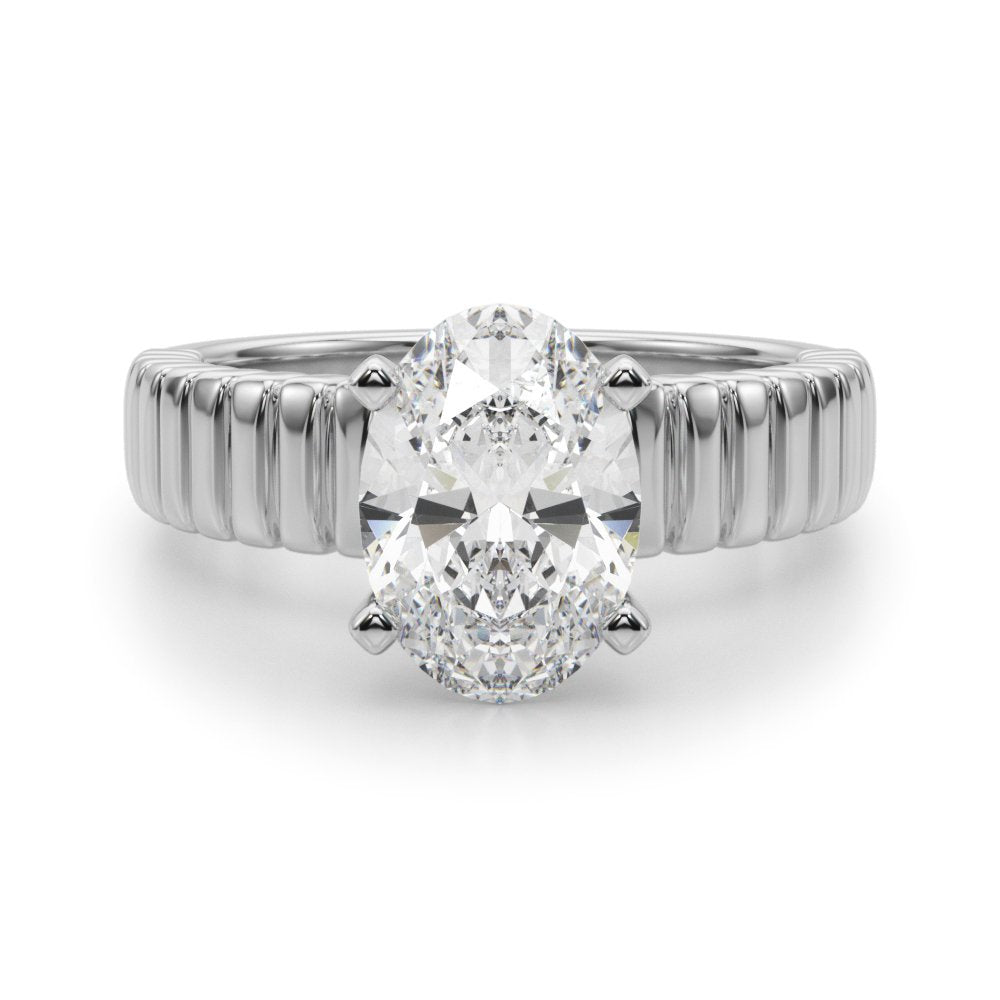 Vita Round Solitaire Engagement Ring