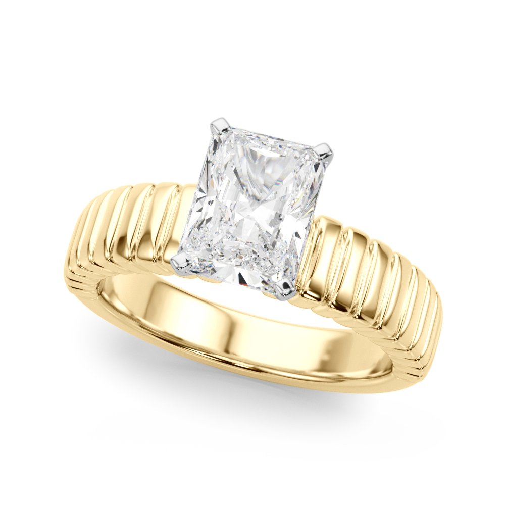 Vita Round Solitaire Engagement Ring
