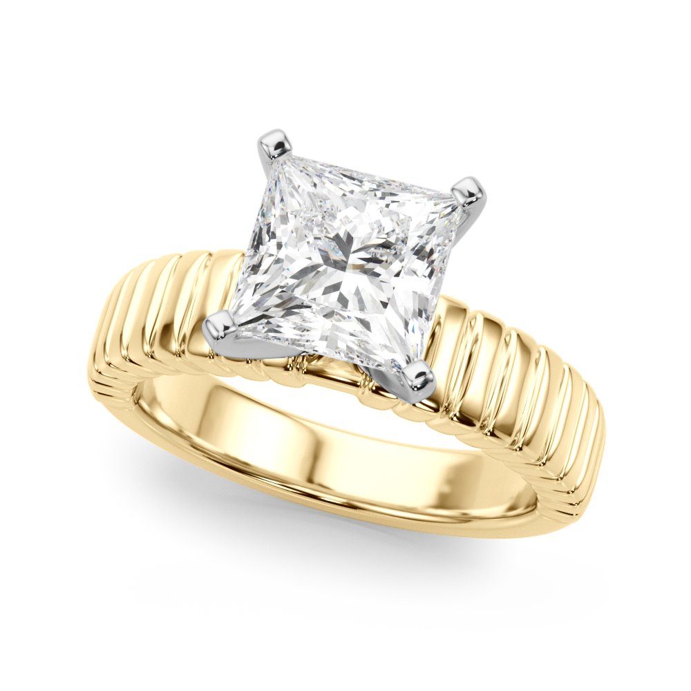 Vita Round Solitaire Engagement Ring