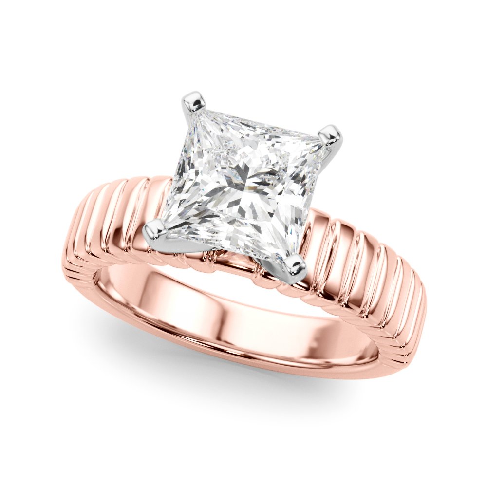 Vita Round Solitaire Engagement Ring