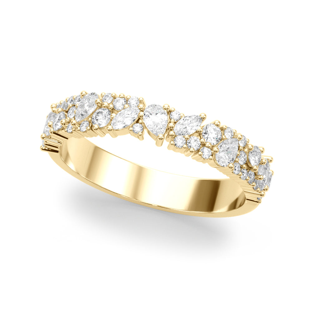 Axelle Diamond Half Eternity Band