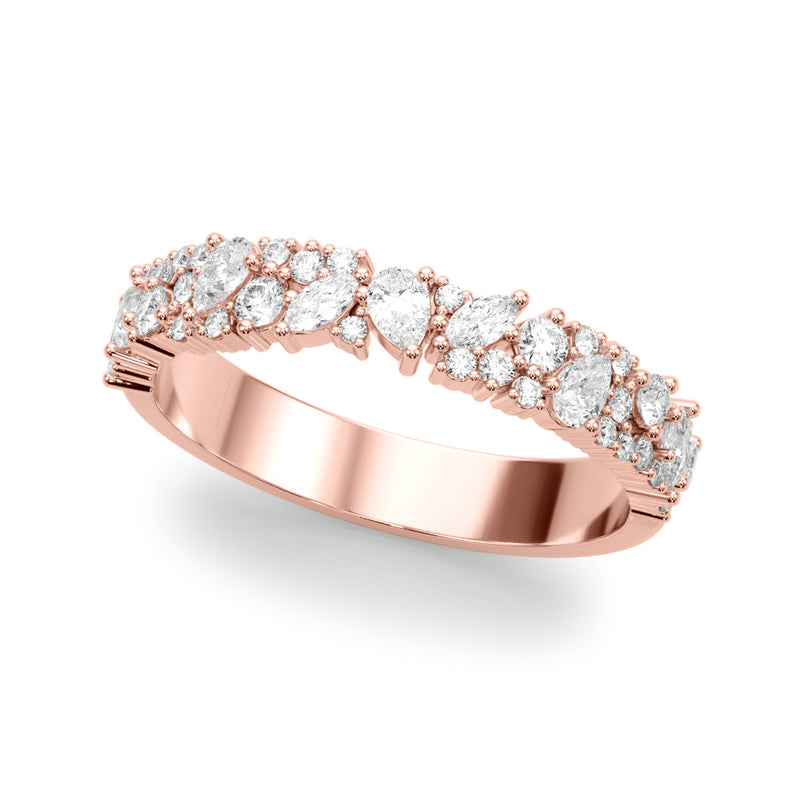 Axelle Diamond Half Eternity Band