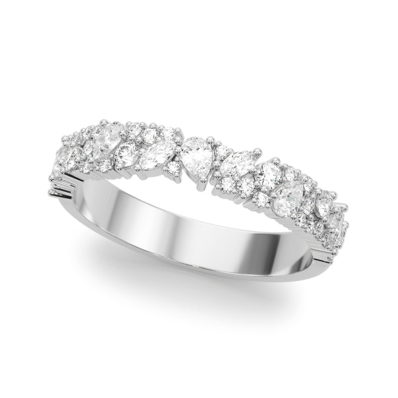 Axelle Diamond Half Eternity Band