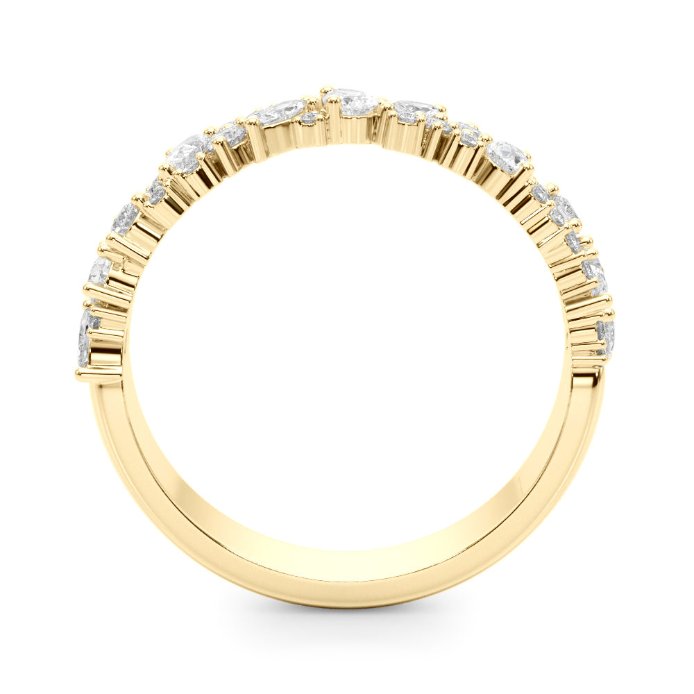 Axelle Diamond Half Eternity Band