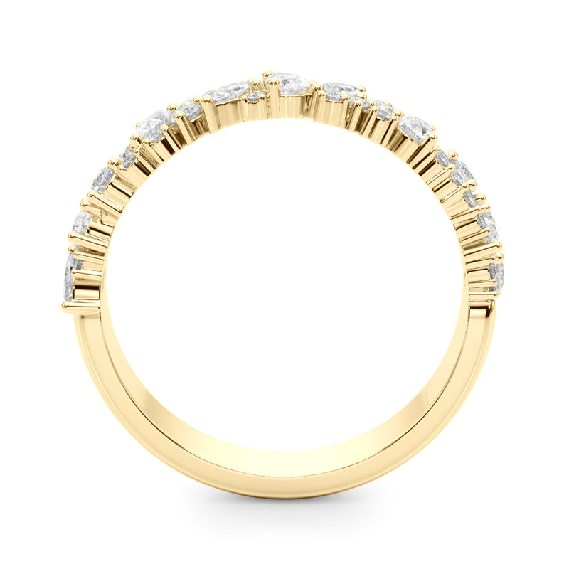 Axelle Diamond Half Eternity Band
