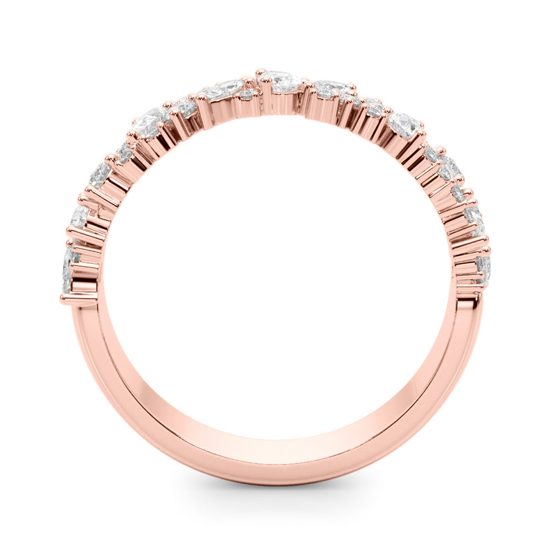 Axelle Diamond Half Eternity Band