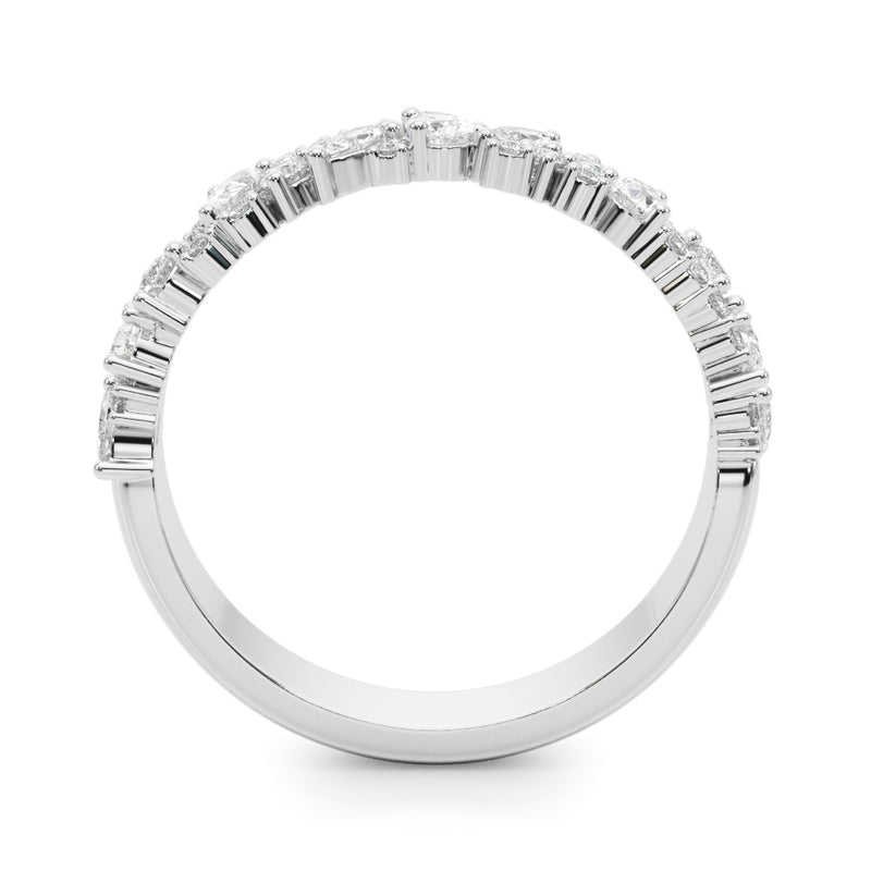 Axelle Diamond Half Eternity Band