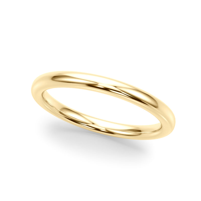 Pascale Rounded Profile Wedding Band