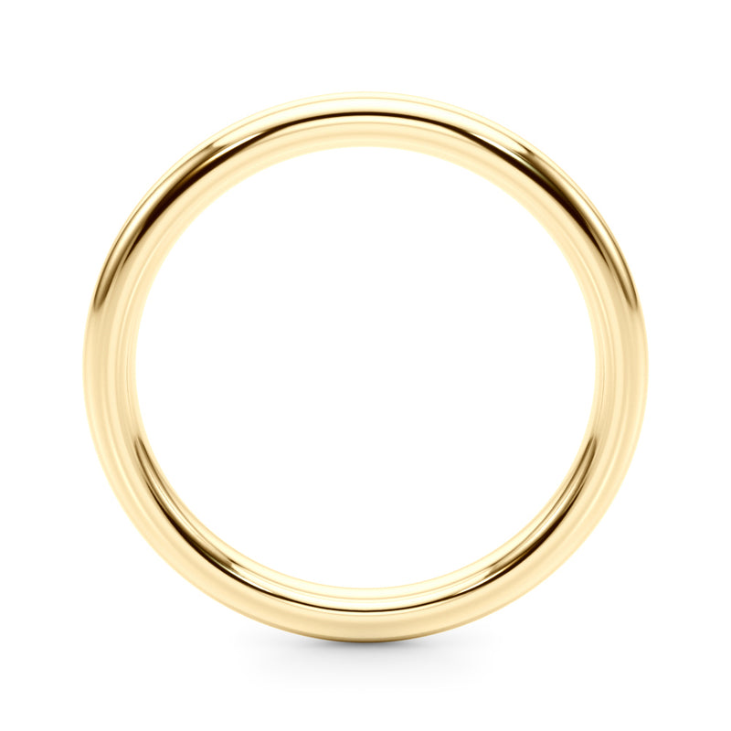 Pascale Rounded Profile Wedding Band