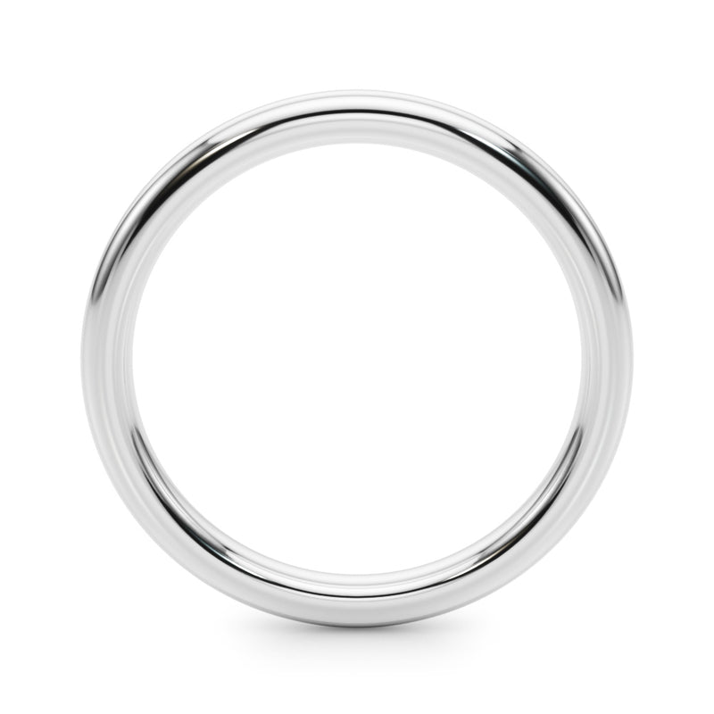 Pascale Rounded Profile Wedding Band