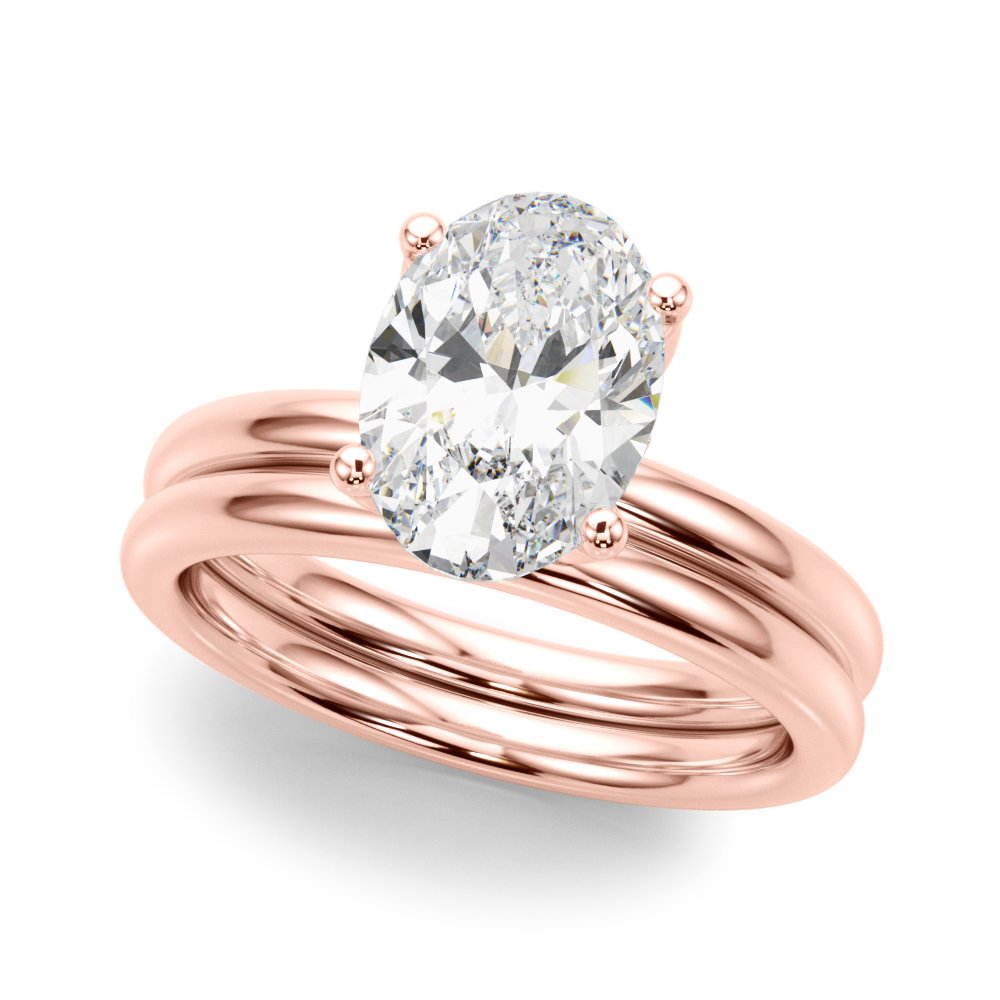 Siena Oval Hidden Halo Engagement Ring