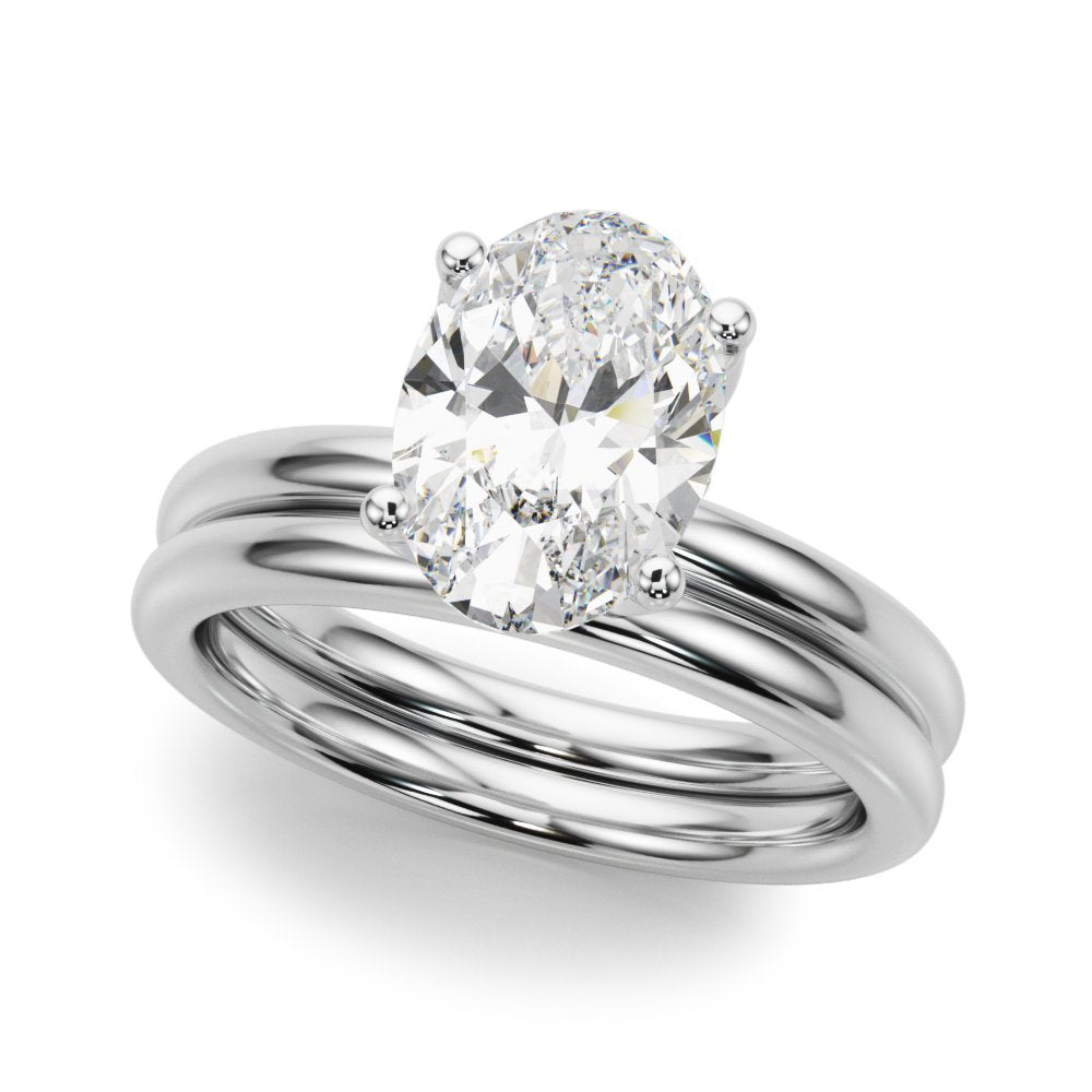 Siena Oval Hidden Halo Engagement Ring