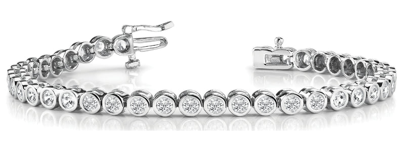 Florence Bezel-set Diamond Tennis Bracelet