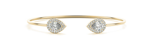 Marion Pear-shape Diamond Fashion Bangle