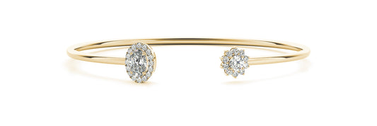 Manon Oval Diamond Fashion Bangle