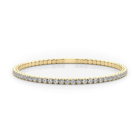 Lisa Flexible Diamond Bangle Bracelet