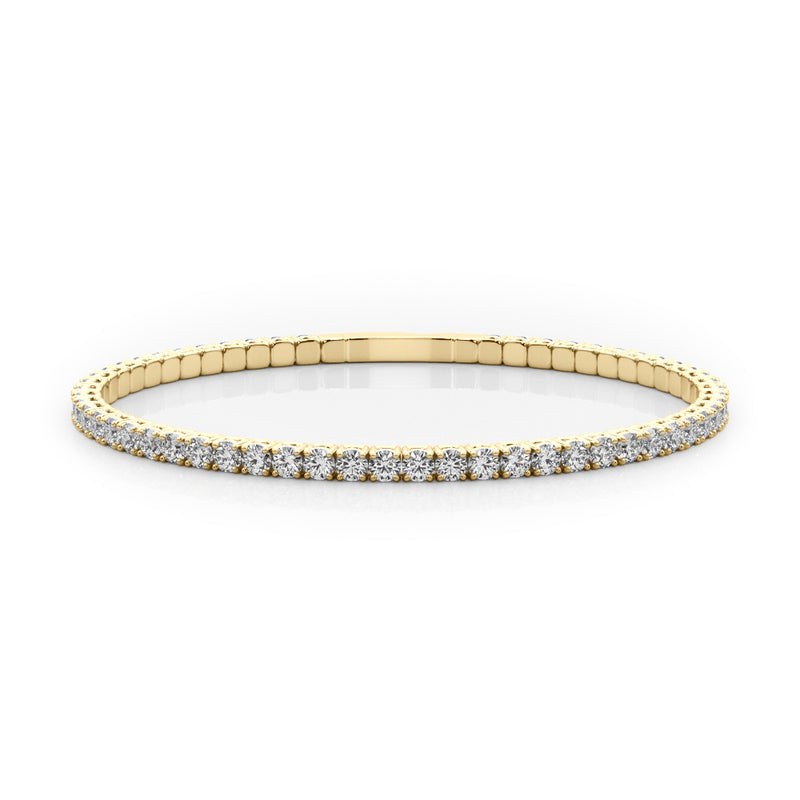 Lisa Flexible Diamond Tennis Bangle