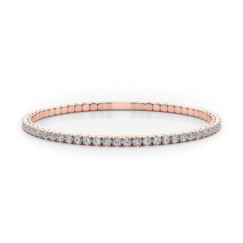 Lisa Flexible Diamond Tennis Bangle