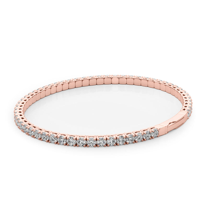 Lisa Flexible Diamond Tennis Bangle