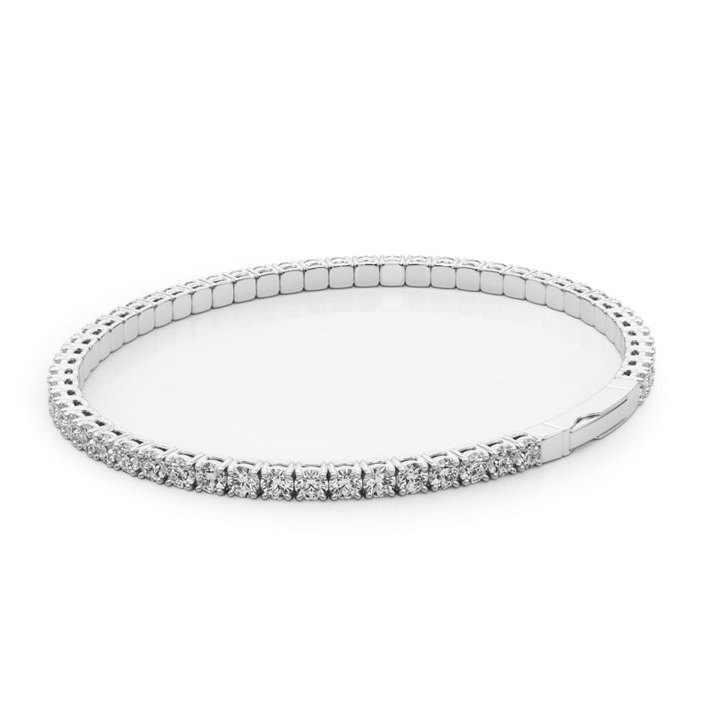 Lisa Flexible Diamond Tennis Bangle
