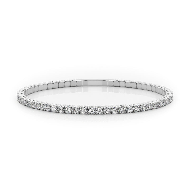 Lisa Flexible Diamond Tennis Bangle