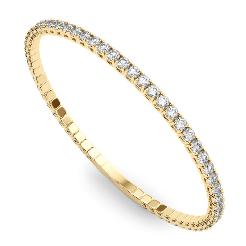 Lisa Flexible Diamond Tennis Bangle