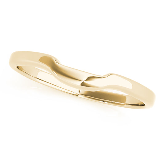 Adele Curved Comfort-Fit Women's Wedding Band