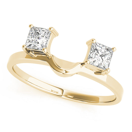 Armelle Curved Diamond Wedding Wrap