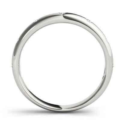 Bezel-Set Diamond Stackable Band – 0.11 ct