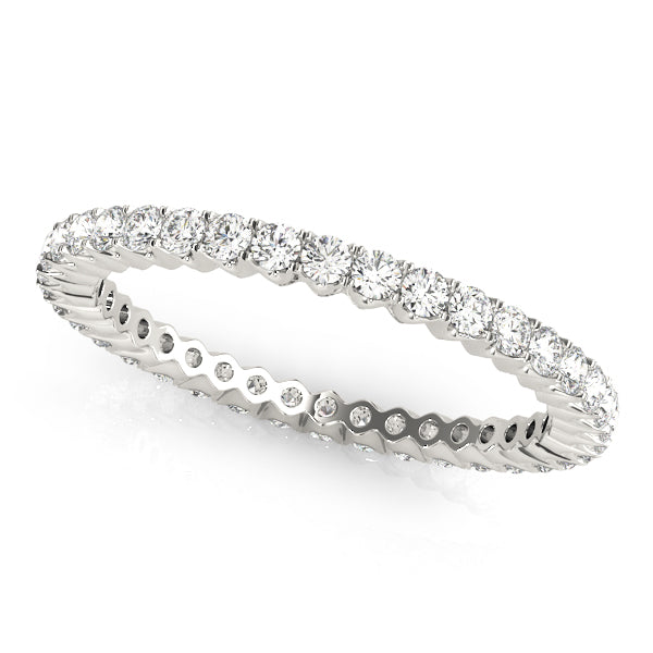 Prong-Set Diamond Eternity Wedding Band – 0.28 ct
