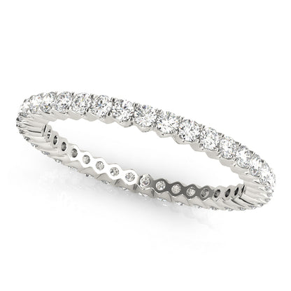Prong-Set Diamond Eternity Wedding Band – 0.28 ct