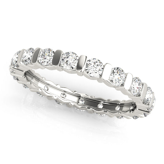 Round Diamond Eternity Wedding Band – 1.00 ct