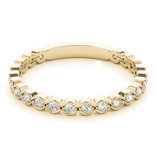 Aloyse Comfort-Bar Diamond Band