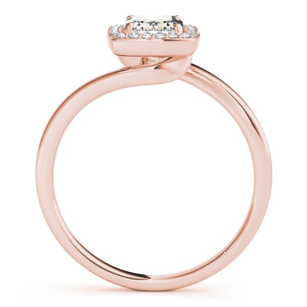 Adele Emerald Cut Halo Engagement Ring