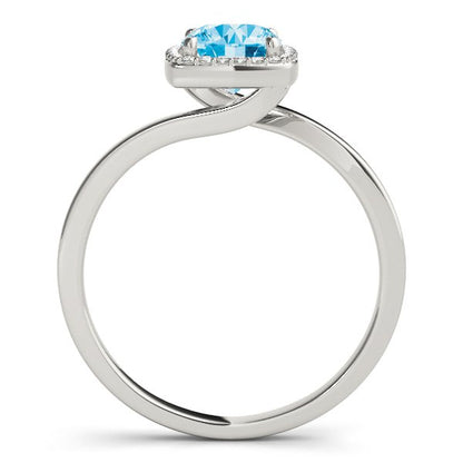 Lotte Cushion Hidden Halo Engagement Ring