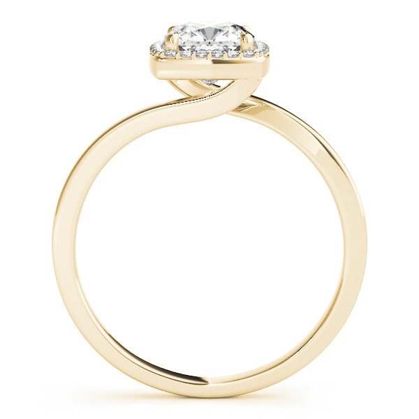 Lotte Cushion Hidden Halo Engagement Ring