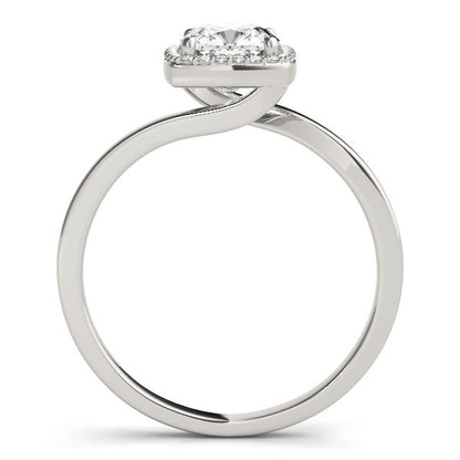 Lotte Cushion Hidden Halo Engagement Ring