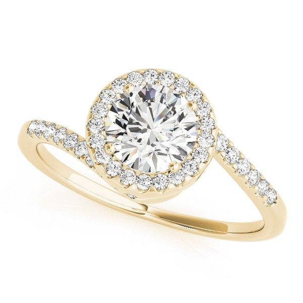 Viola Round Halo Engagement Ring