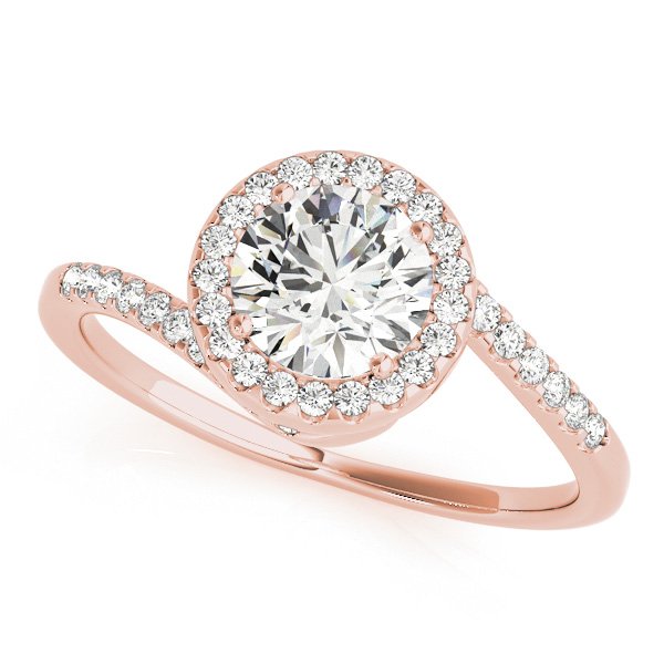 Viola Round Halo Engagement Ring