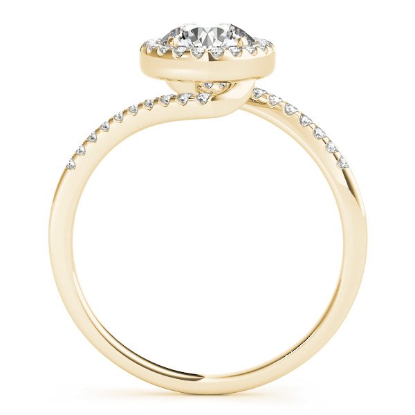 Viola Round Halo Engagement Ring