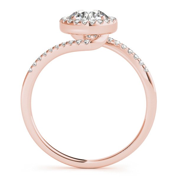 Viola Round Halo Engagement Ring
