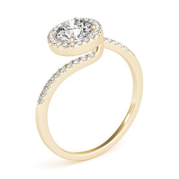 Viola Round Halo Engagement Ring