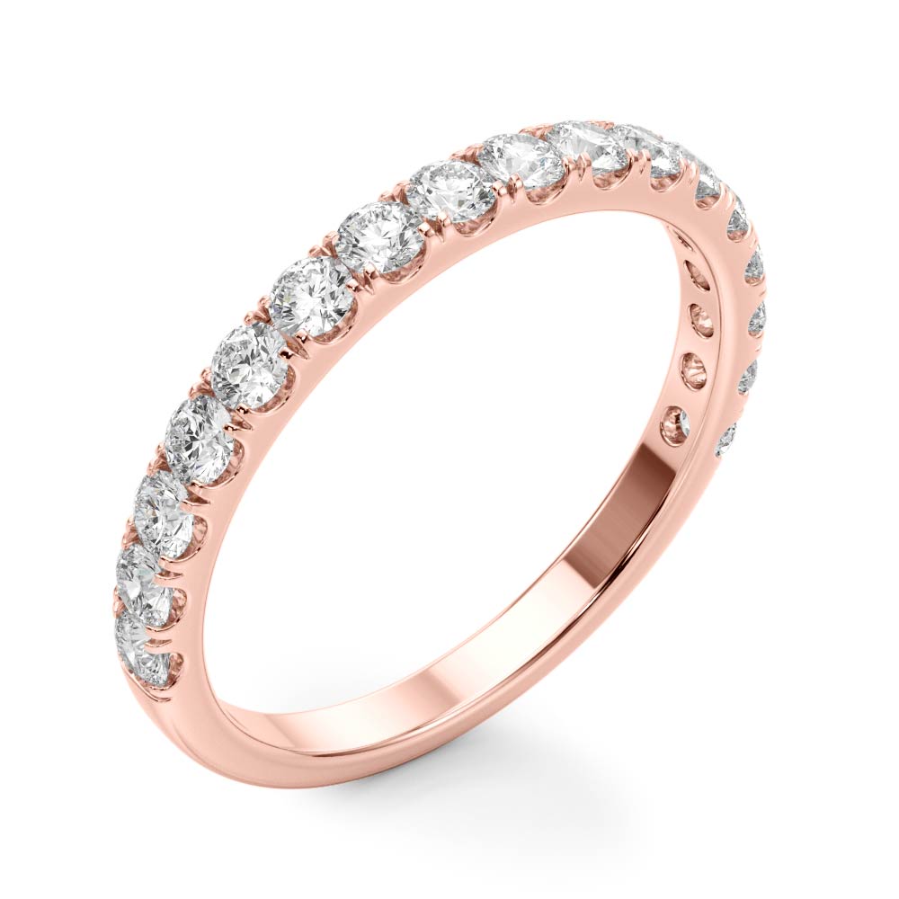 Christelle Diamond Accent Half-eternity Band