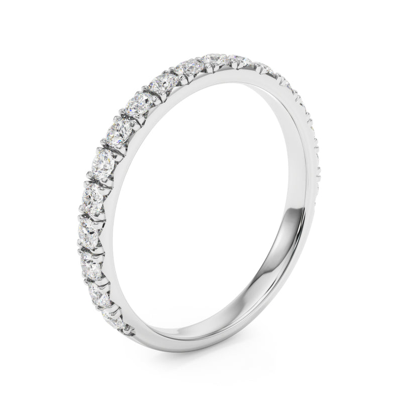 Marguerite Straight Diamond Wedding Band