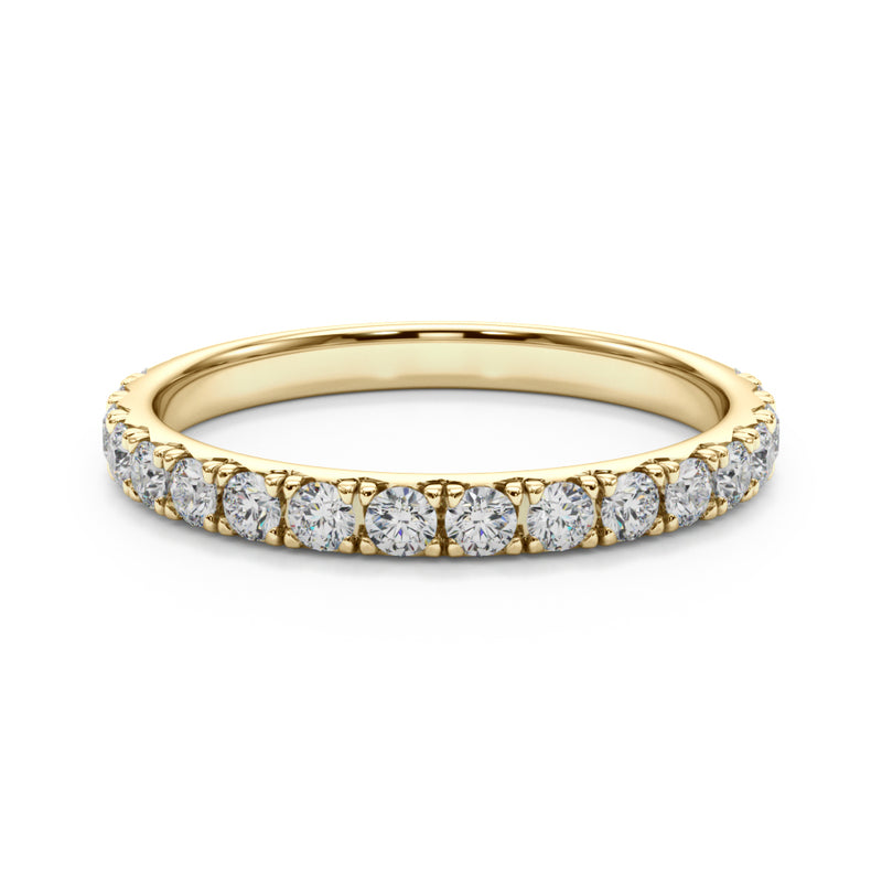 Marguerite Straight Diamond Wedding Band