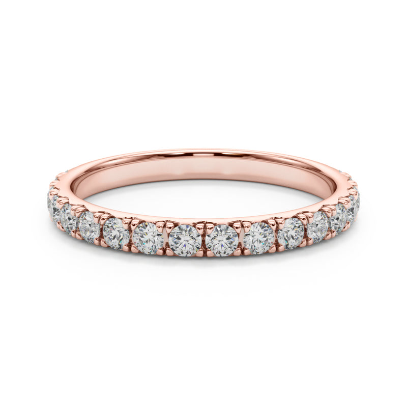 Marguerite Straight Diamond Wedding Band